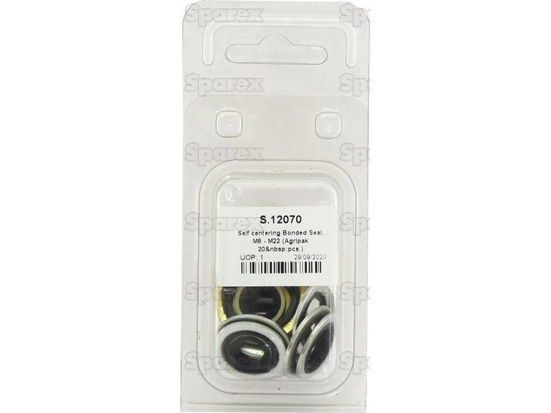 Self centering Bonded Seal '' 8-22mm (Agripak 20 pcs.)
