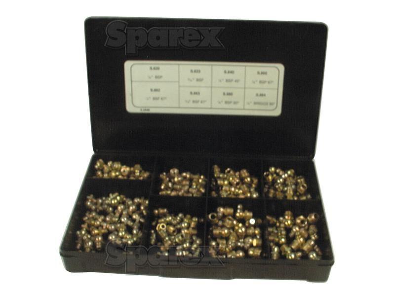 Grease Nipple Assortment - Imperial (185 pcs.)