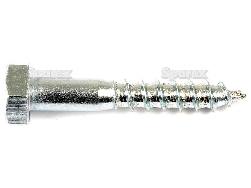 Metric Coach Screw, Size: M10 x 60mm (Din 571)
