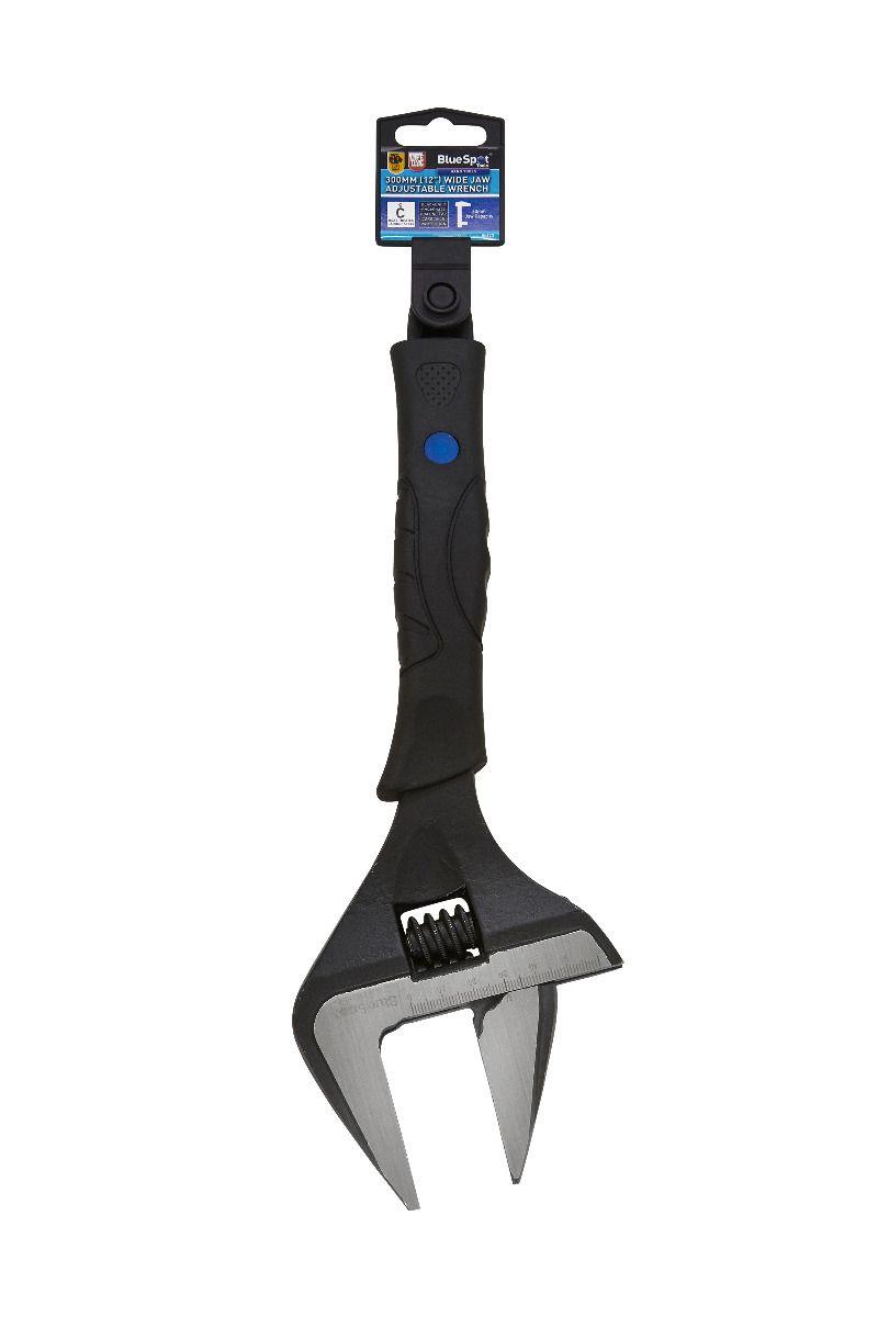 Blue Spot Tools 300mm (12") Wide Jaw Adjustable Wrench