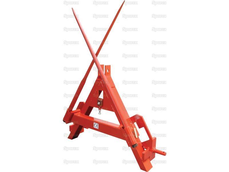 Bale Frame - 2 x M22 x 1100mm Tines (Sparex Brand)