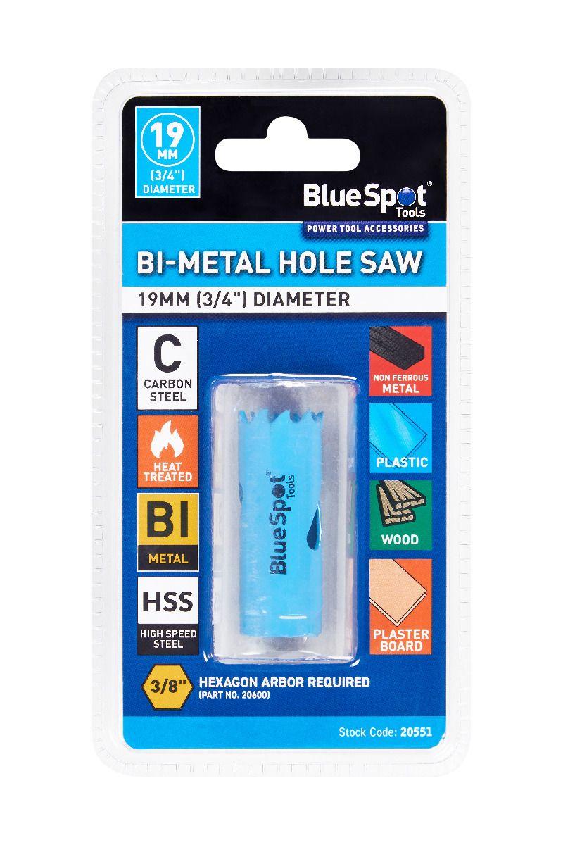 Blue Spot Tools 19MM Bi-Metal Holesaw