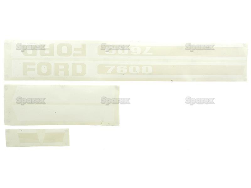 Decal Set - Ford / New Holland 7600 for Ford New Holland 7600 (100 Series)