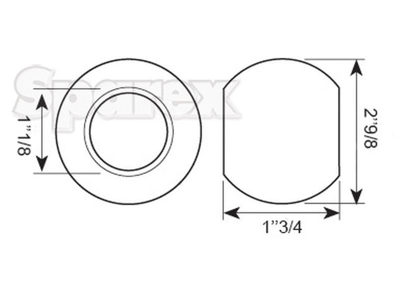 Lower Link Ball (Cat. 2/2) for Steyr 485 KOMPAKT