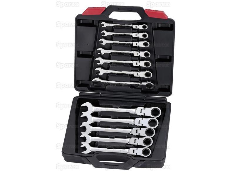 (12 pcs.) Flexible Reversible Gear Wrench Set