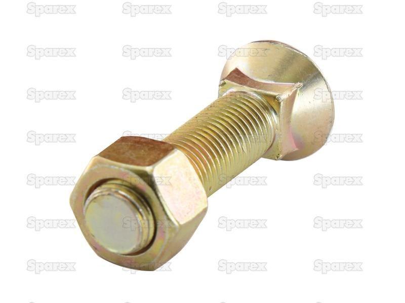 Round Countersunk Square Hex Bolt & Nut (TFCC) - M11 x 60mm, Tensile strength 8.8 (10 pcs. Agripak)