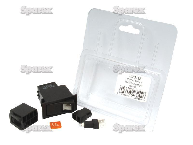 Rocker Switch - Work Lights, 2 Position (On/Off) for Massey Ferguson 399 (300 Series)
