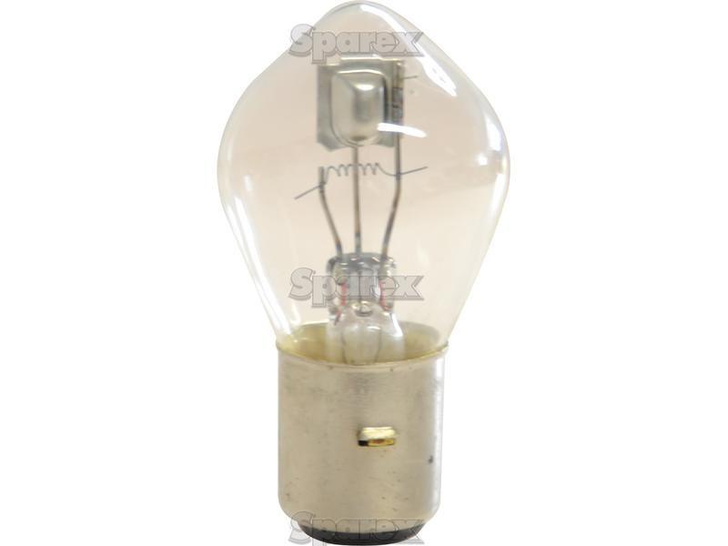 Halogen Head Light Bulb, 24V, 40W, BA20d Base Lucas (398, LLB398)