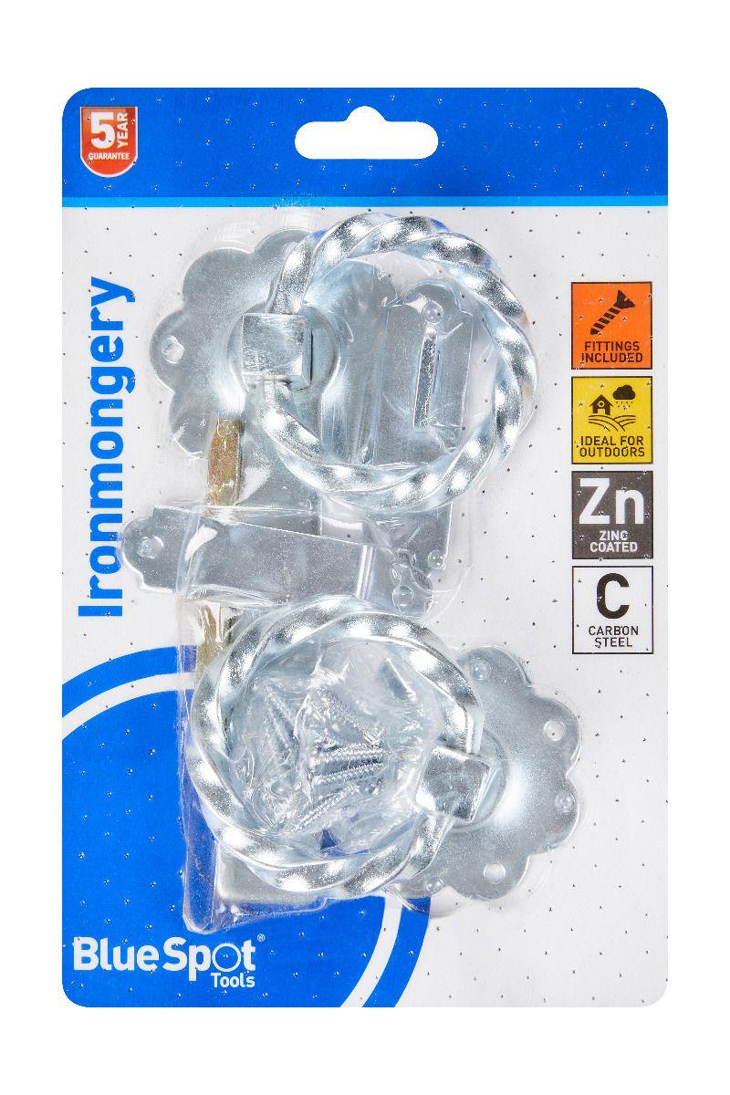Blue Spot Tools Zinc Plated Twisted Ring Latch 152mm