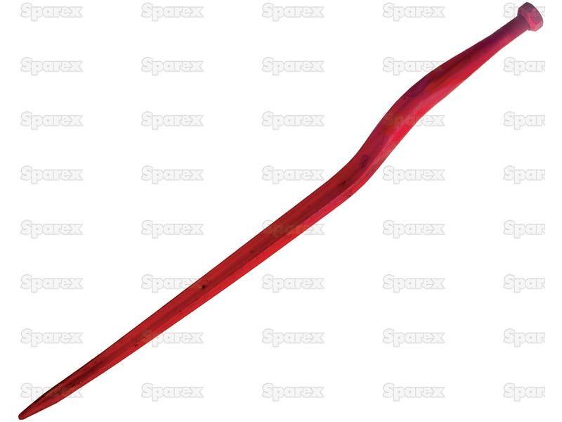 Loader Tine - Cranked 880mm, Thread size: M22 x 1.5 (Star) Trioliet-Mullos (307025, KT4)