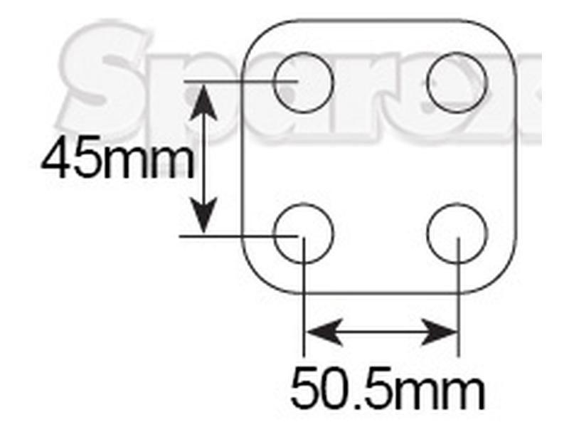 Mirror Arm LH/RH Extendable | 400-620mm Arm Ø: 15mm Spring loaded