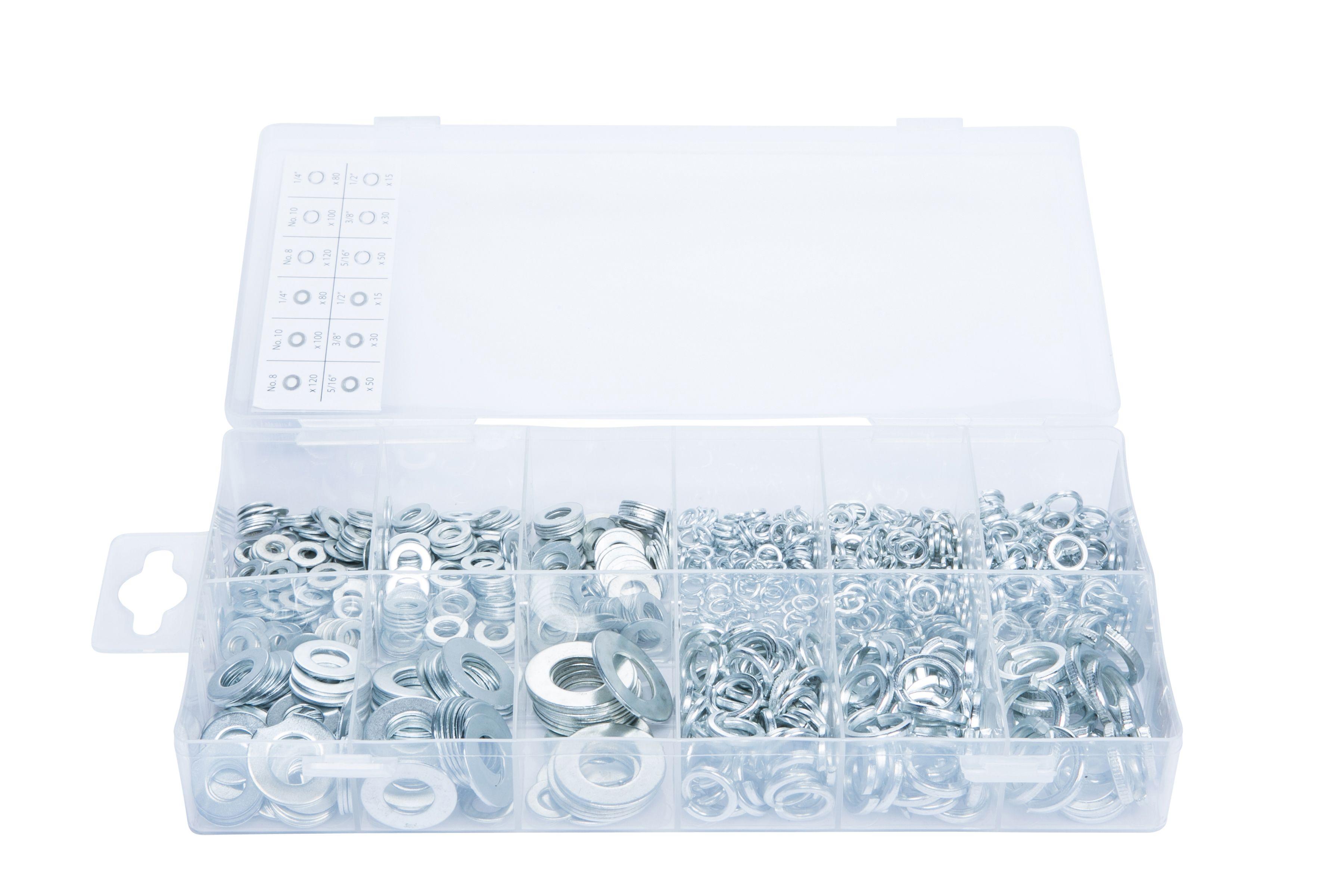 Blue Spot Tools 790 PCE Assorted Flat And Spring Washer Set