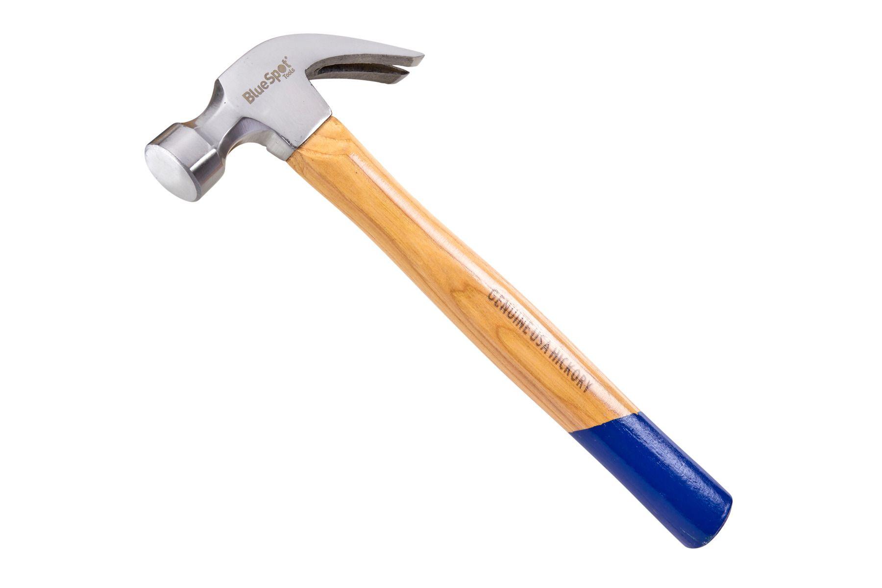 Blue Spot Tools 20OZ Genuine Hickory Claw Hammer