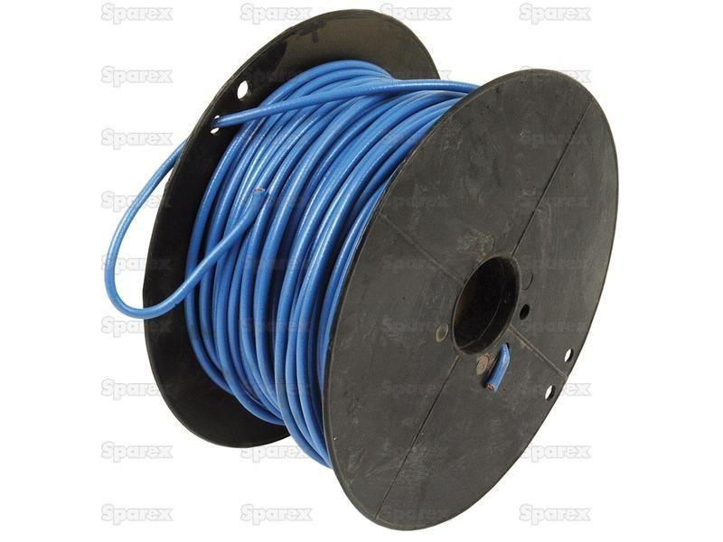 Electrical Cable - 1 Core, 1.5mm°² Cable, Blue (Length: 50M), ()