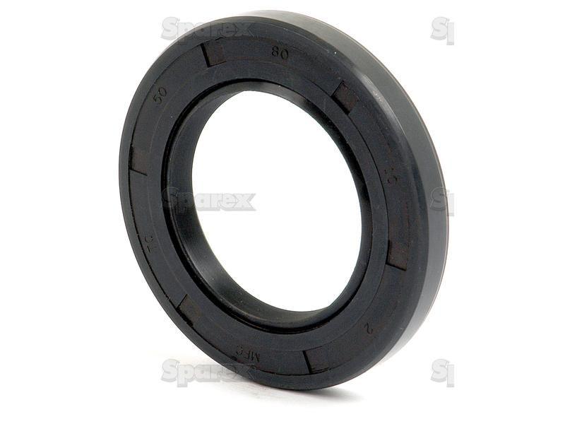 Metric Rotary Shaft Seal, 50 x 80 x 10mm Double Lip for Ford New Holland TW5 (TW Series)