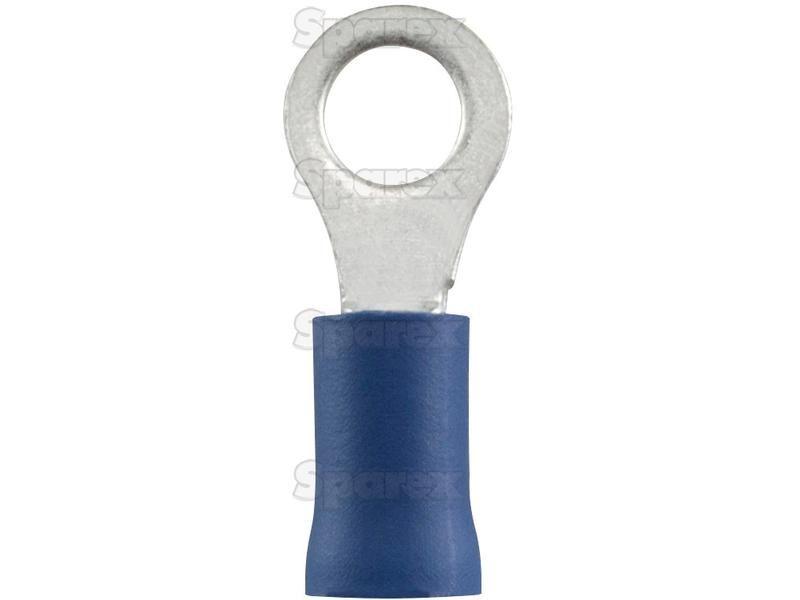 Pre Insulated Ring Terminal, Double Grip, 5.3mm, Blue (1.5 - 2.5mm)