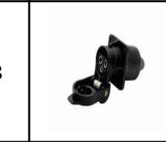 VALTRA TRACTOR PLUG SOCKET (AGCO) V33497700