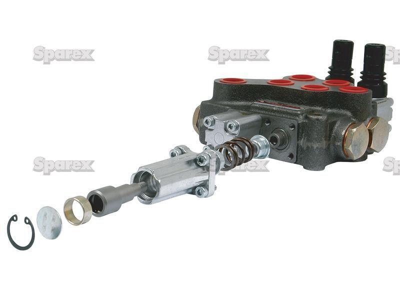 Hydraulic Monoblock Valve 3/8'' & 1/2'' Ported Spring Center to Detent Conversion Kit