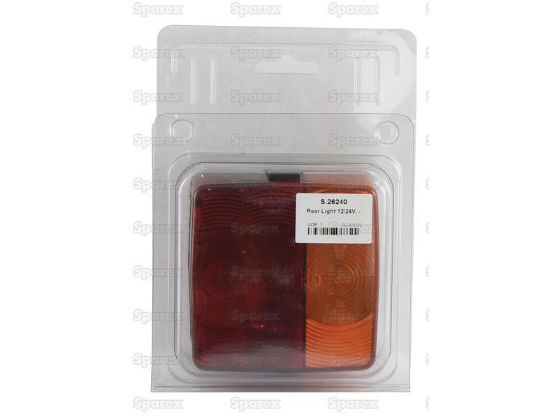 Halogen Rear Light 12/24V, -