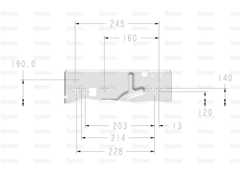Compact Air Suspension Seat - 12V (PVC) for Massey Ferguson 240 (200 Series)