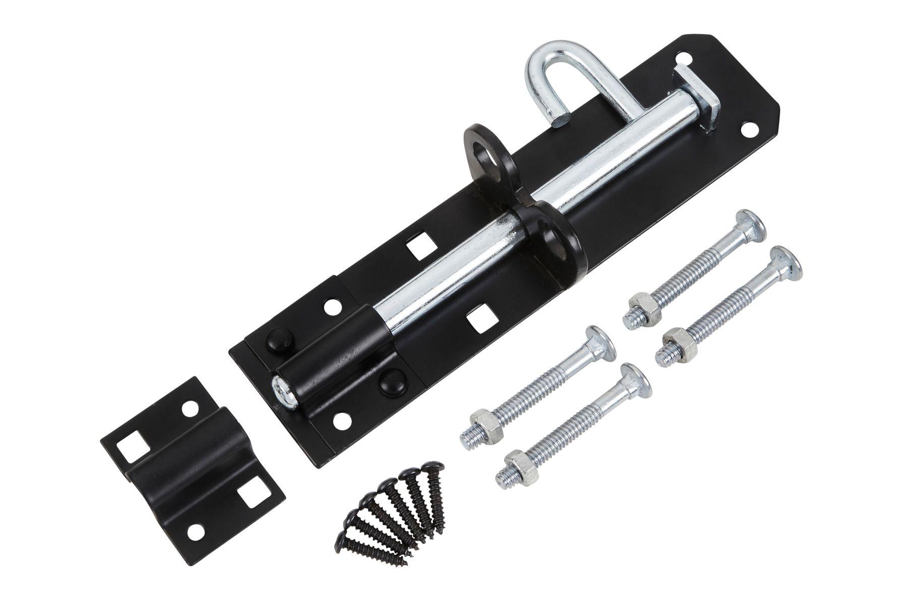 Blue Spot Tools Black Powder Coated Brenton Bolt 150mm