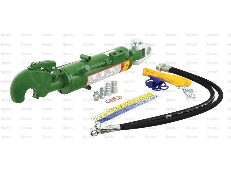 Hydraulic Top Link (Cat.3/3) Knuckle and Q.R CBM Hook, Cylinder Bore: 90mm, Min. Length : 625mm. for John Deere (AL202051, AL210098)