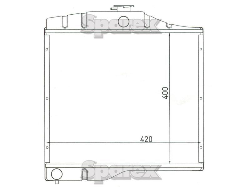 Radiator for Zetor 6745 (UR1 Series)