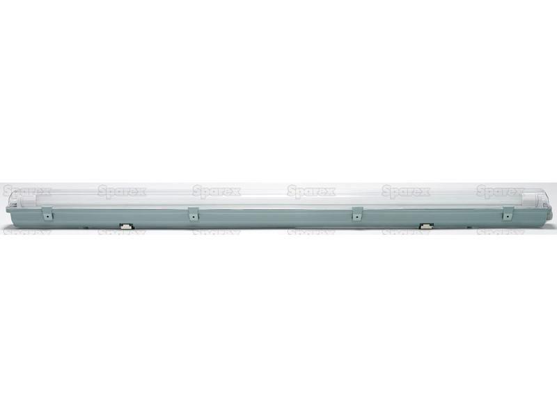 Complete LED Tube Light, IP65, Supplied with 2 LED Tubes G13, 1263mm, 2 x 18W