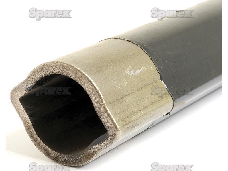 Rilsan® Coated PTO Tube - Lemon Profile , Length: 1M (2aG) Walterscheid (75.36.00, 753600)