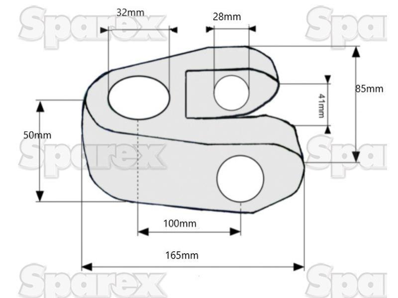 Top Link Knuckle End - Cat. 3
