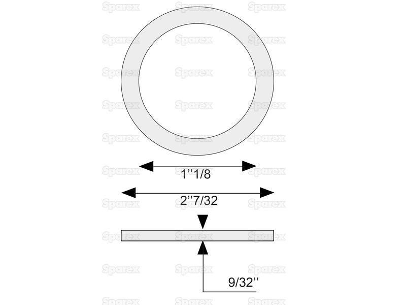 Lower Link Spacer 2/2, 3/2 for White Oliver VARIOUS