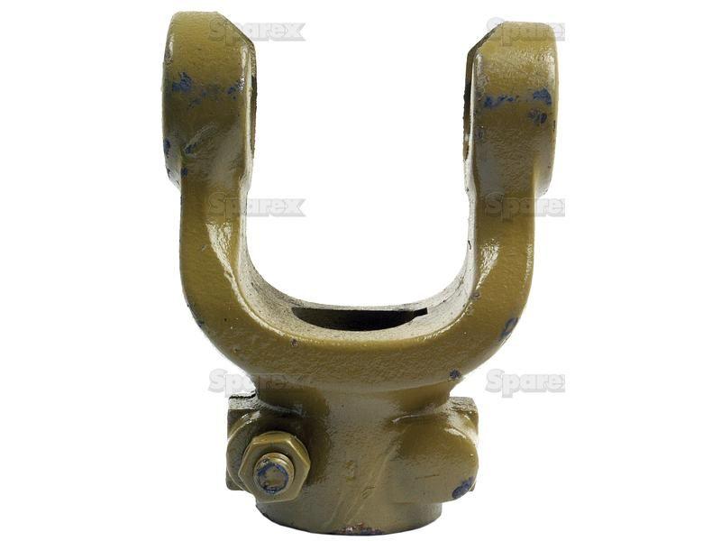 PTO Yoke - Interfering Clamp Bolt (U/J Size: 35 x 106.5mm) Bore Ø40mm, Key Size: 12mm. Bondioli & Pavesi, La Magdalena