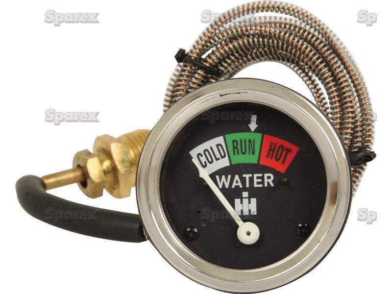 Water Temperature Gauge, Temperature range: , for Case IH