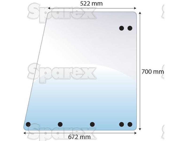 Door Glass RH & LH Fendt (205 810 030 101, 205810030101)
