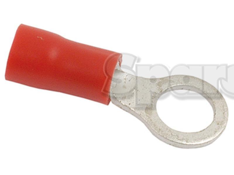 Pre Insulated Ring Terminal, Standard Grip, 5.3mm, Red (0.5 - 1.5mm)