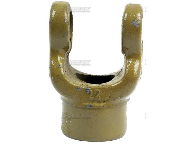 PTO Yoke - Pinhole Yoke (U/J Size: 22 x 54.8mm) Bore Ø1 1/8'', Pin Ø: 3/8''. La Magdalena, Walterscheid