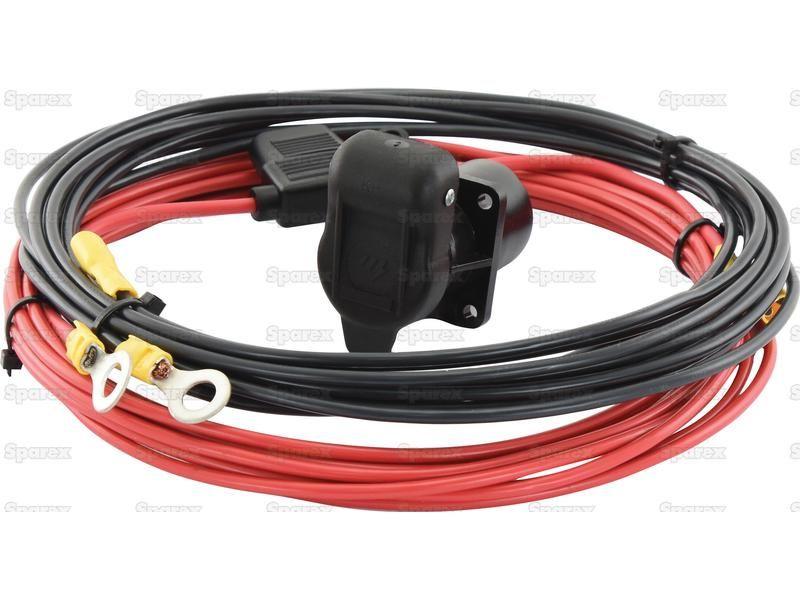 Auxiliary Equipment Power Cable 5M, 3 Pin, Female / Female
