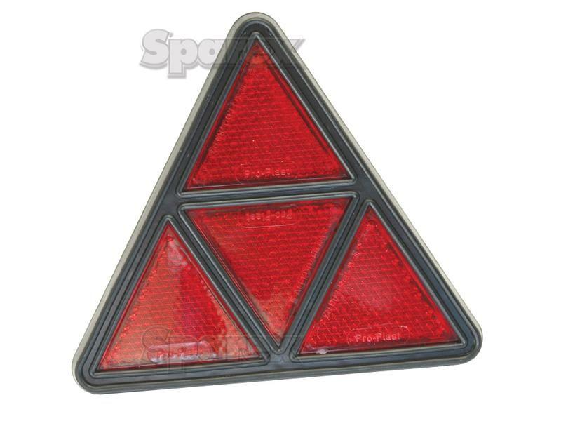 Triangle Reflector (Red) 150mm
