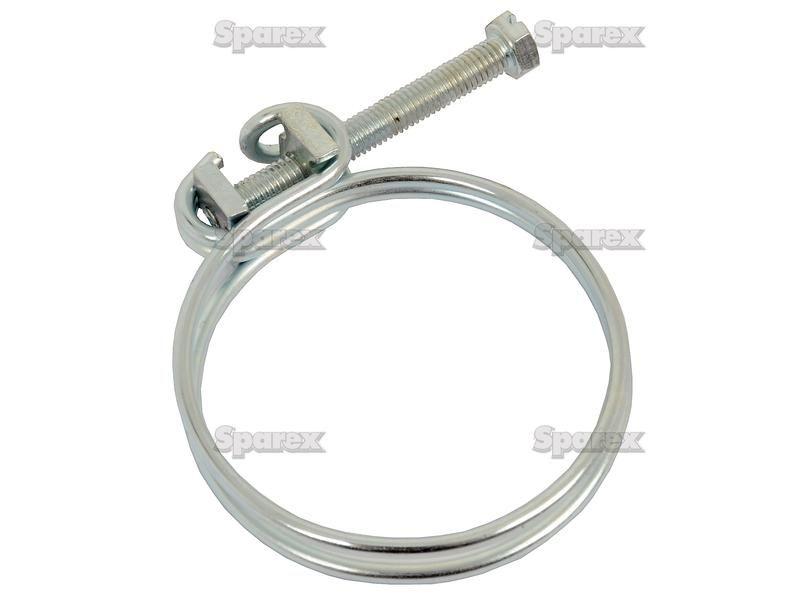 Double Wire Hose Clip, Ø43-49mm. .