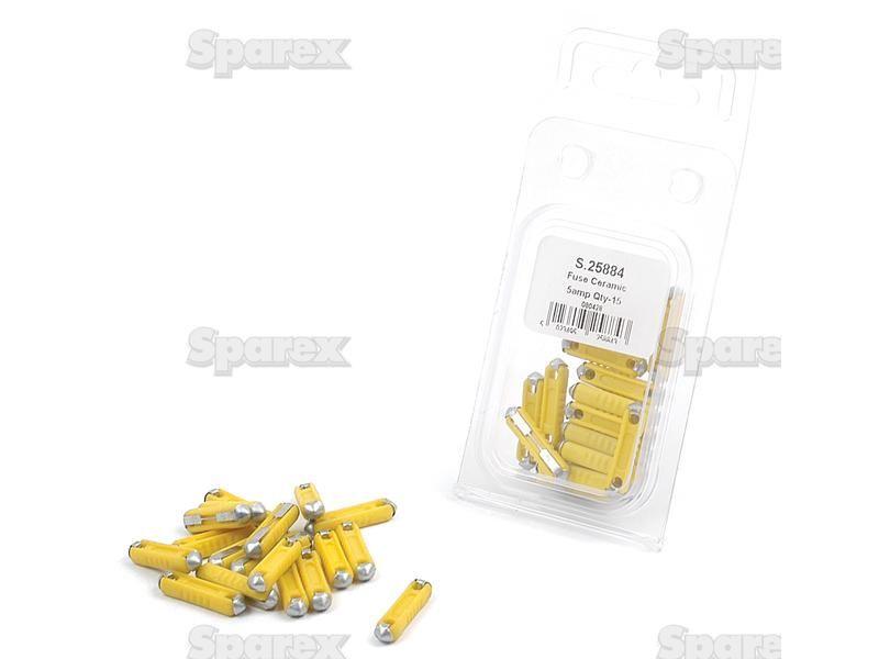 Ceramic Fuse 5 Amps 15 pcs. Agripak