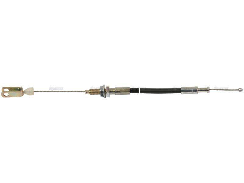 Hand Throttle Cable - Length: 845mm, Outer cable length: 735mm. for Massey Ferguson (3581876M3)