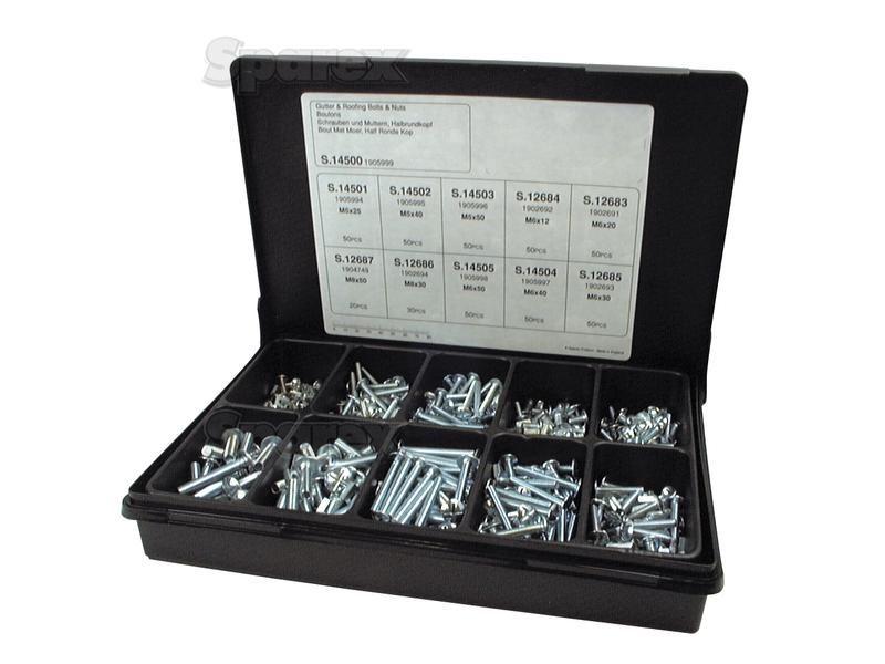 Metric Roofing Bolt & Nut, Size: M5 - M8 x 25 - 50mm