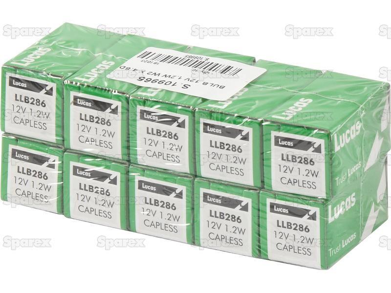 Halogen Side | Indicator Bulb, 12V, 1.2W, W2x4.6d Base Case IH, John Deere, Lucas, OSRAM, Phillips