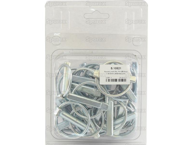 Round Linch Pin, Pin Ø9.5mm x 44.5mm (25 pcs. )