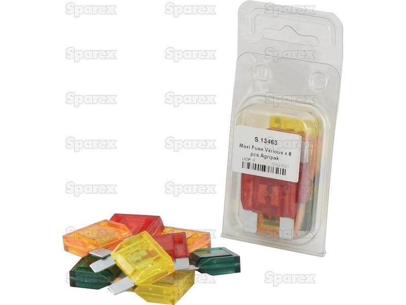 Maxi Fuse Various 8 pcs. Agripak