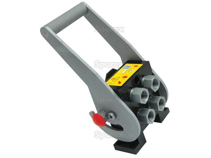 Faster Multiport Coupling - 4 Ports 3/8'' Body x 1/2'' BSP Female Thread (Fixed Part) Faster S.p.A (2P506G-4-12G FC, 2P506G412GFC, 2P506G-4-12GFC)