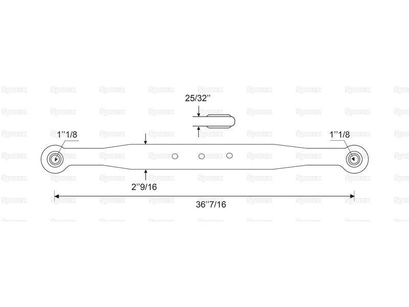 Lower Link Lift Arm - Cat. 2/2) for Ford New Holland (E1ADDN995162C)