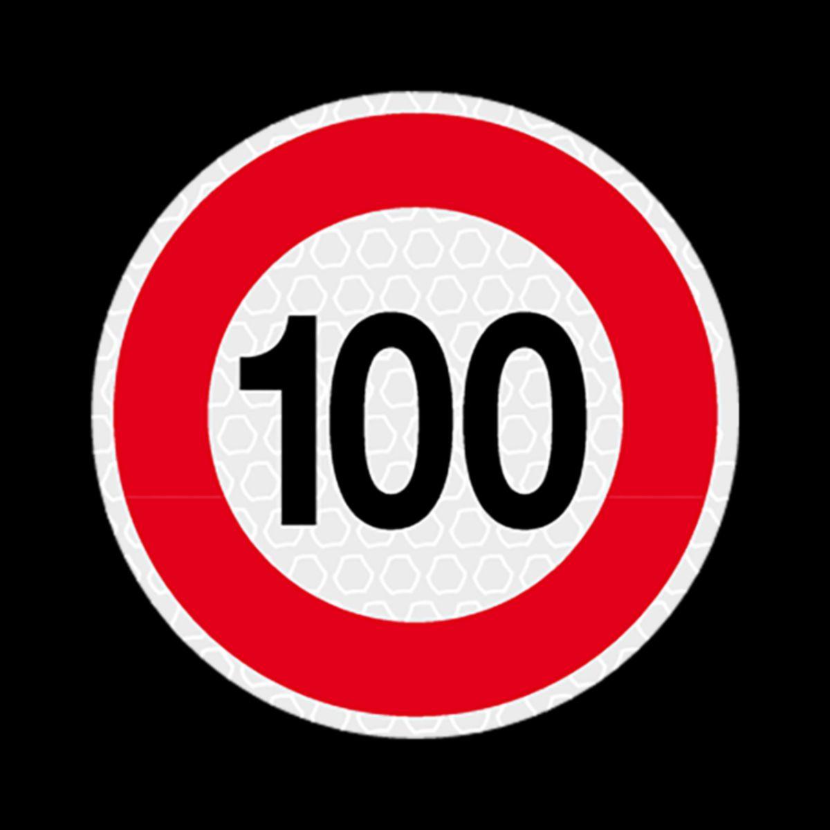 100 Km/H Signalling Panel for Deutz-Fahr S.0844.0032