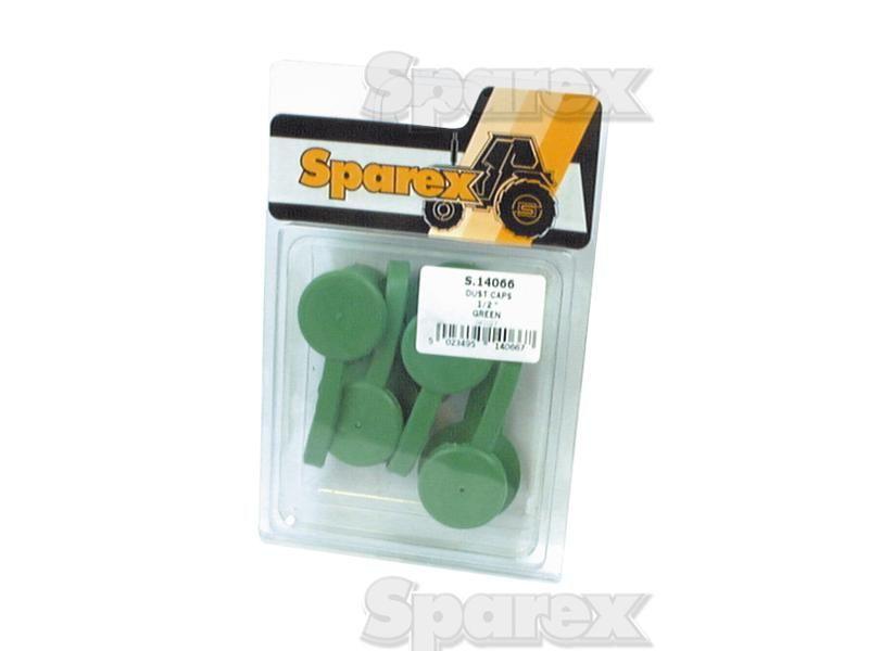 Dust Plug 1/2'' Green Fits   (4 pcs. Agripak)
