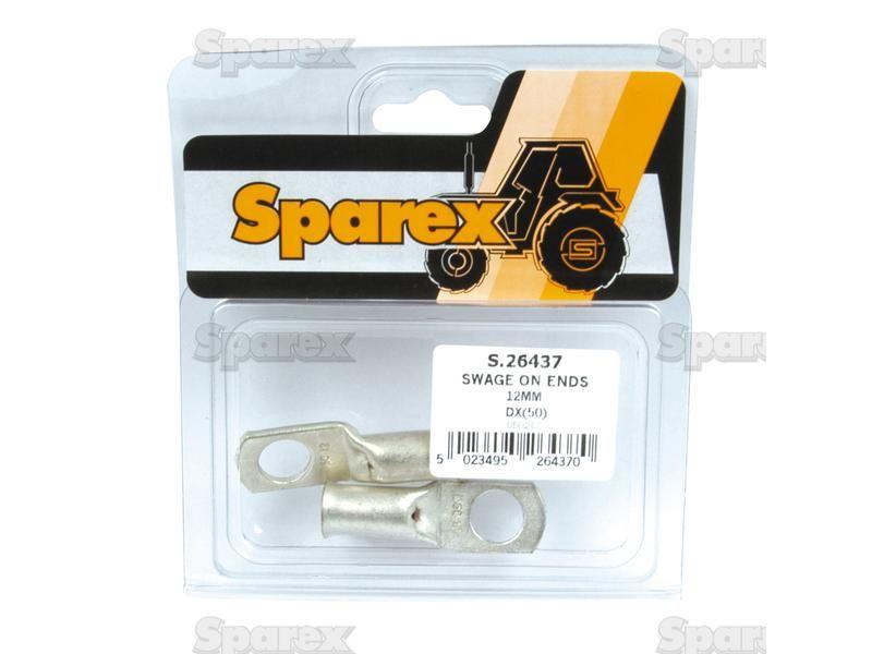 Swage On Ring Terminal 50mm°² x Ø10mm, Agripak (2 pcs.)